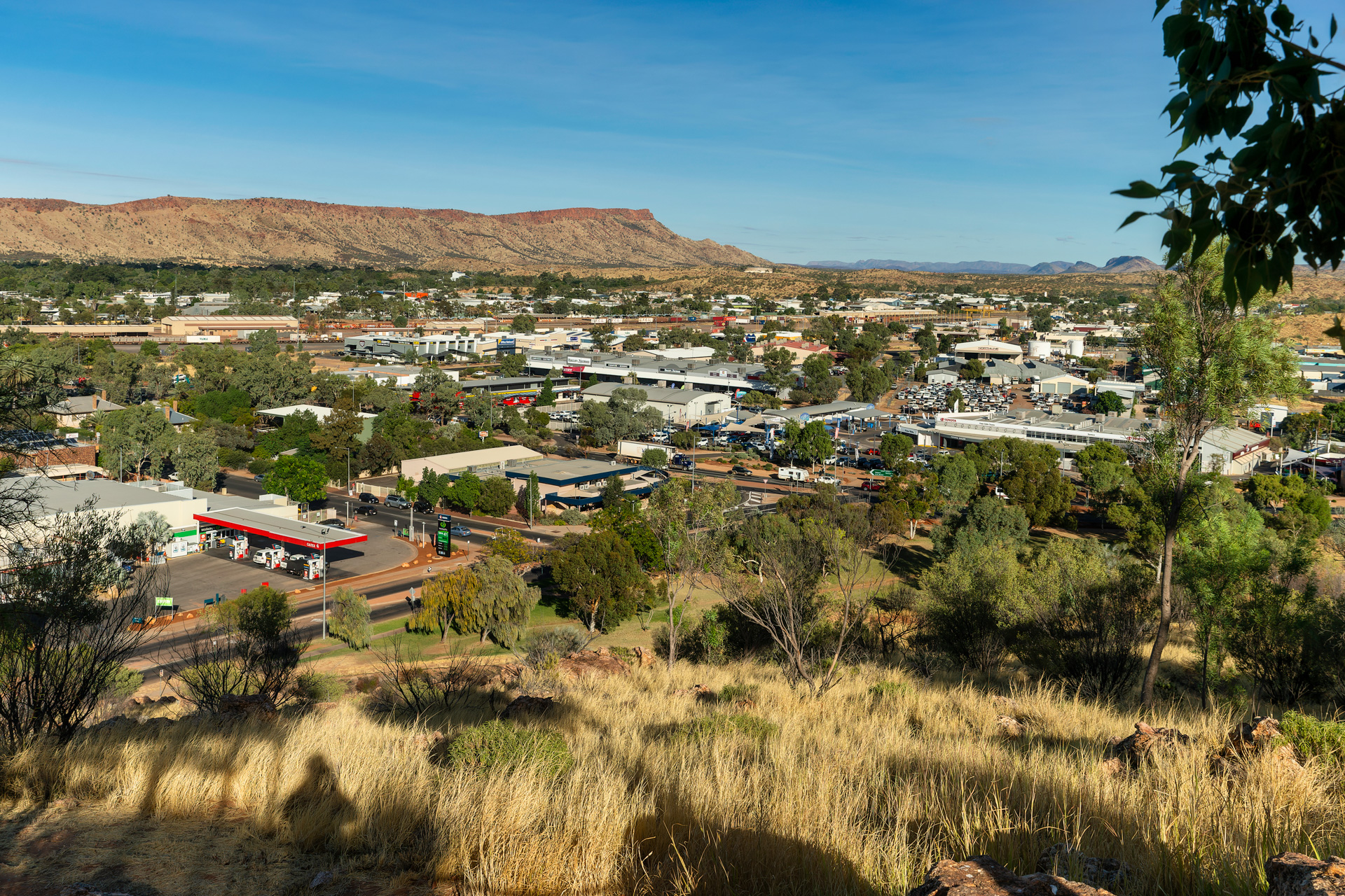 Blick über Alice Spings vom ANZAC Hill